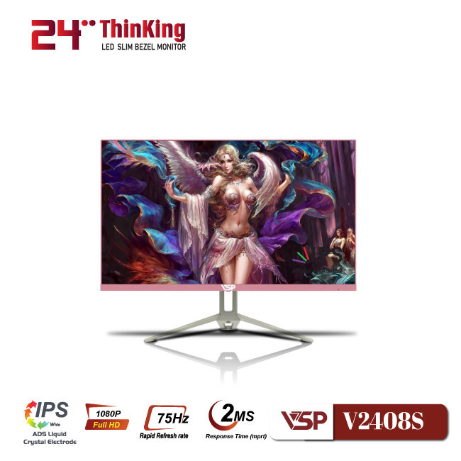Màn hình VSP V2408S | 23.8 inch, Full HD, IPS, 100Hz, 2ms