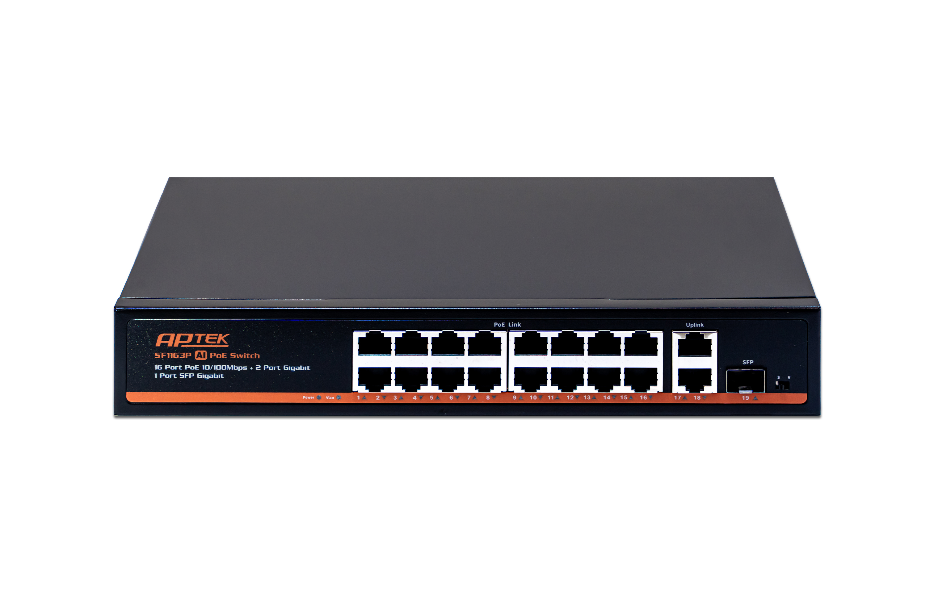 Switch PoE 16 Port APTEK SF1163P