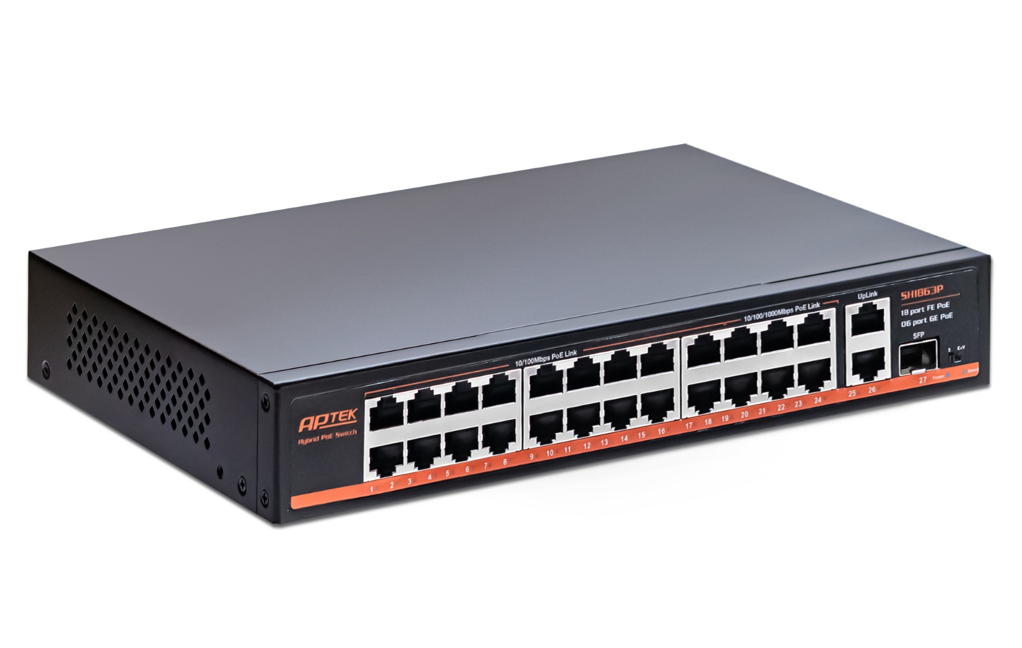Switch PoE+ APTEK Hybrid SH1863P