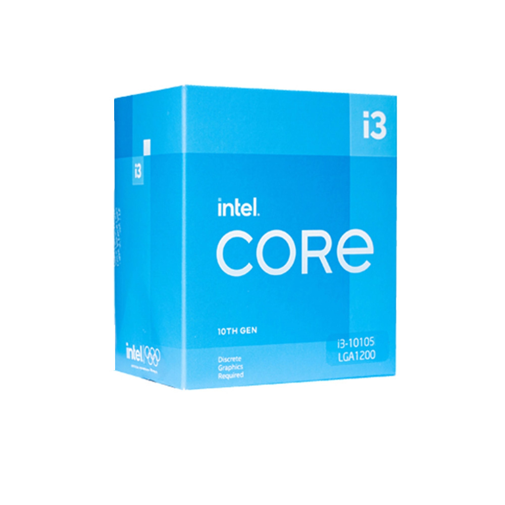 CPU Intel Core i3-10105 (4 Cores 8 Threads up to 4.40 GHz 10th Gen LGA 1200)
