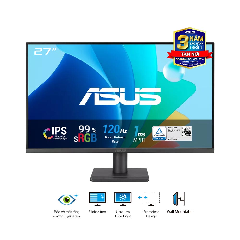 Màn Hình ASUS VA279HG (27 inch - IPS - FHD - 120Hz - 1ms)