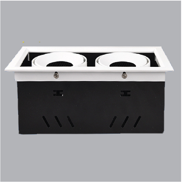 LED Downlight âm trần Chiếu điểm 2 đèn 7W ánh sáng vàng DLS-207V