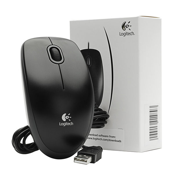 Chuột có dây Logitech B100