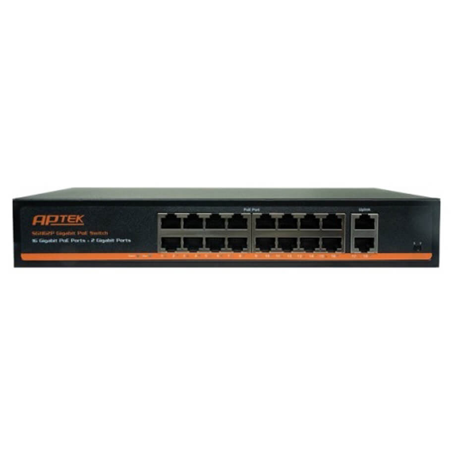 Switch Aptek 16 port PoE SG1162P