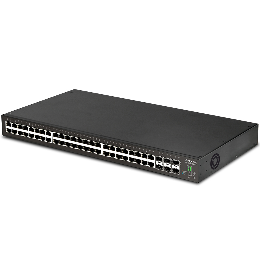 Switch DrayTek VigorSwitch L2+ G2542x (54 port/ 1/10 Gbps/ 6 SFP+)