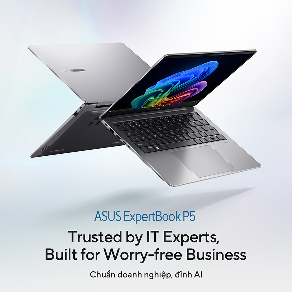 Laptop ASUS ExpertBook P5 P5405CSA-NZ0442WS (Intel Core Ultra 7-258V | Intel Arc 140V | 14 inch WQXGA | 32GB | 1TB | Win 11 | Office Home | Xám)